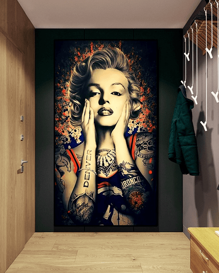 Iconic Marilyn Monroe Canvas Print: Timeless Wall Art