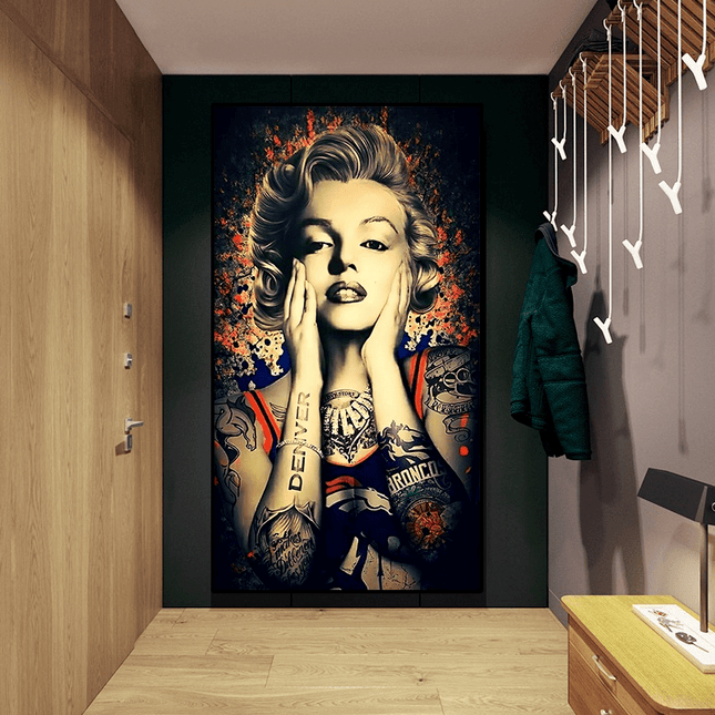 Iconic Marilyn Monroe Canvas Print: Timeless Wall Art