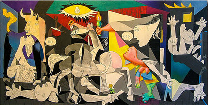 Iconic Masterpiece - Guernica Artwork by Picasso Canvas Print Wall Poster