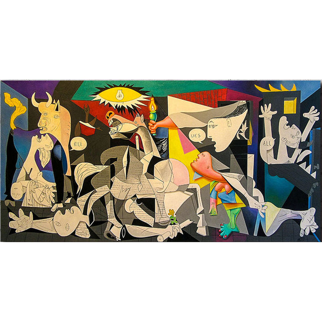Iconic Masterpiece - Guernica Artwork by Picasso Canvas Print Wall Poster