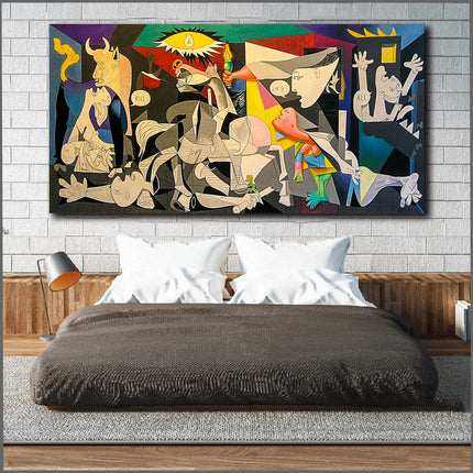 Iconic Masterpiece - Guernica Artwork by Picasso Canvas Print Wall Poster
