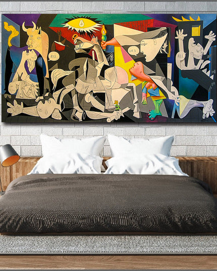 Iconic Masterpiece - Guernica Artwork by Picasso Canvas Print Wall Poster