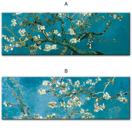 Impressionist - Almond Blossom Flowers By Van Gogh Oil Canvas Poster Wall Poster