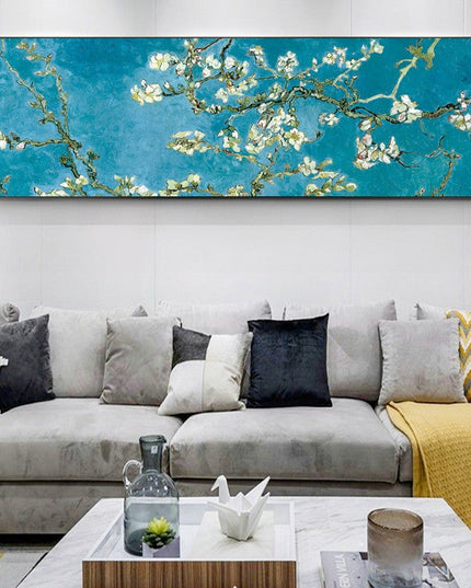 Impressionist - Almond Blossom Flowers By Van Gogh Oil Canvas Poster Wall Poster