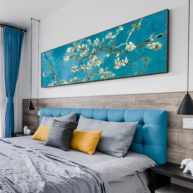 Impressionist - Almond Blossom Flowers By Van Gogh Oil Canvas Poster Wall Poster