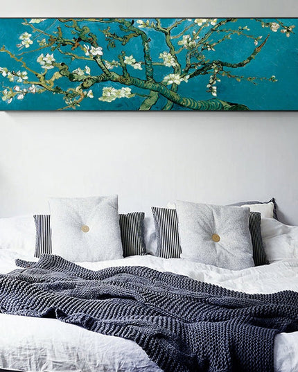Impressionist - Almond Blossom Flowers By Van Gogh Oil Canvas Poster Wall Poster