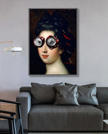 Inspirational Funny Creative Women Wall Art: Whimsical and Inspirational Canvas Print