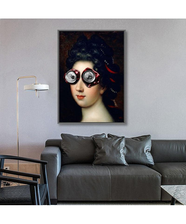 Inspirational Funny Creative Women Wall Art: Whimsical and Inspirational Canvas Print