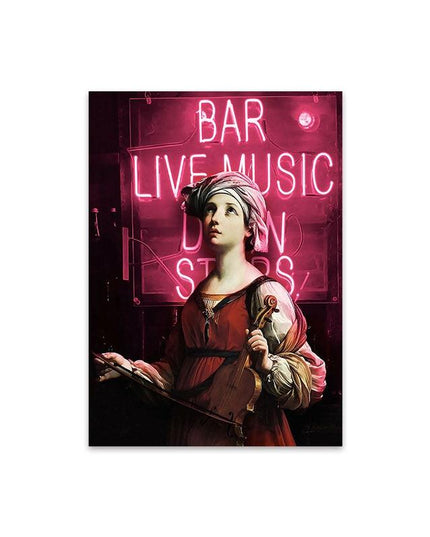 Inspirational Funny Creative Women Wall Art: Whimsical and Inspirational Canvas Print