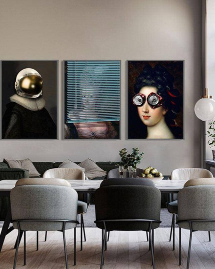 Inspirational Funny Creative Women Wall Art: Whimsical and Inspirational Canvas Print