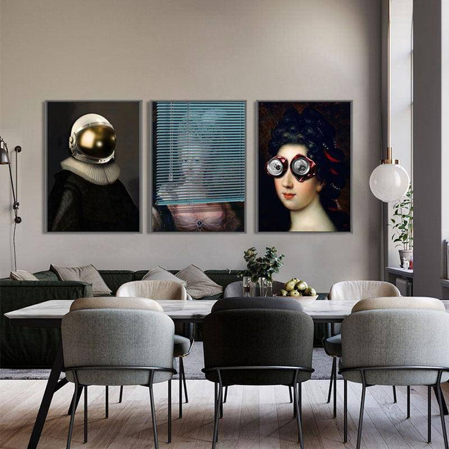 Inspirational Funny Creative Women Wall Art: Whimsical and Inspirational Canvas Print
