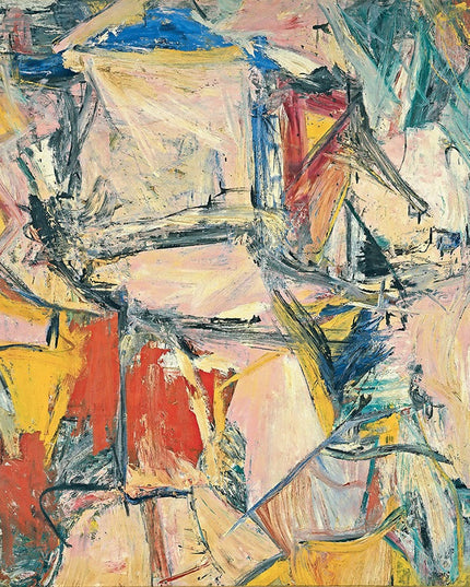 Interchange Modern Abstract - Willem De Kooning Canvas Poster Wall Poster
