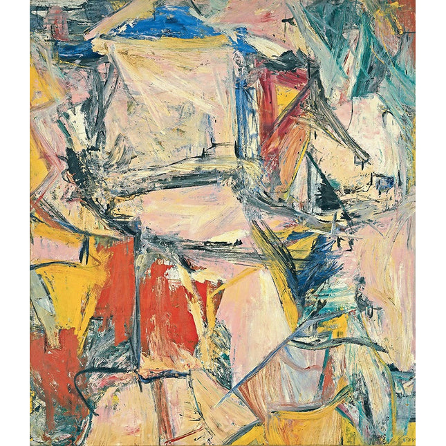 Interchange Modern Abstract - Willem De Kooning Canvas Poster Wall Poster