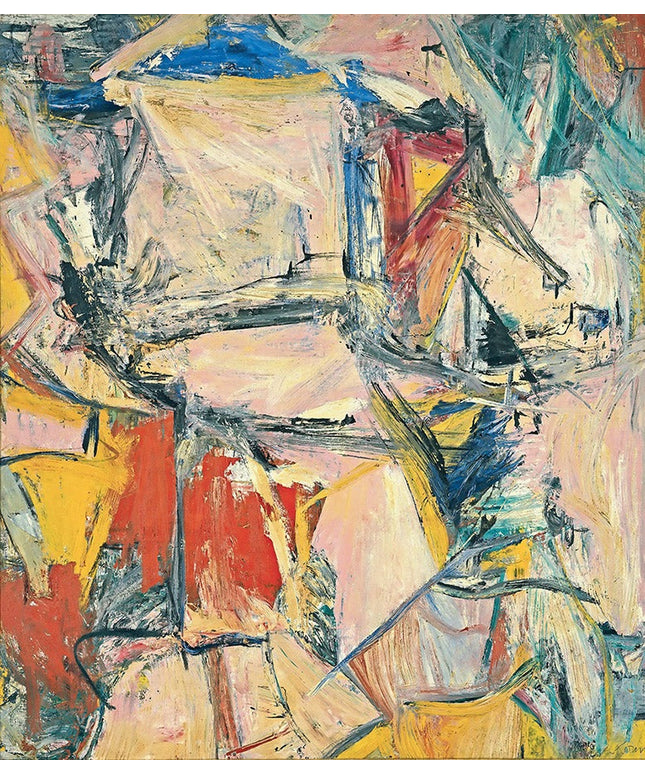 Interchange Modern Abstract - Willem De Kooning Canvas Poster Wall Poster