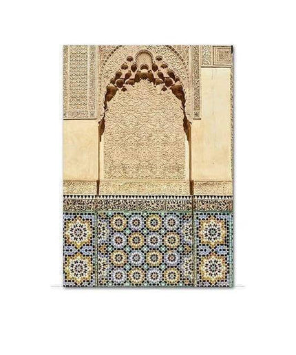 Islamic Elegance Architecture Canvas Wall Art: Elegant Home Decor