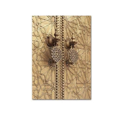 Islamic Elegance Architecture Canvas Wall Art: Elegant Home Decor