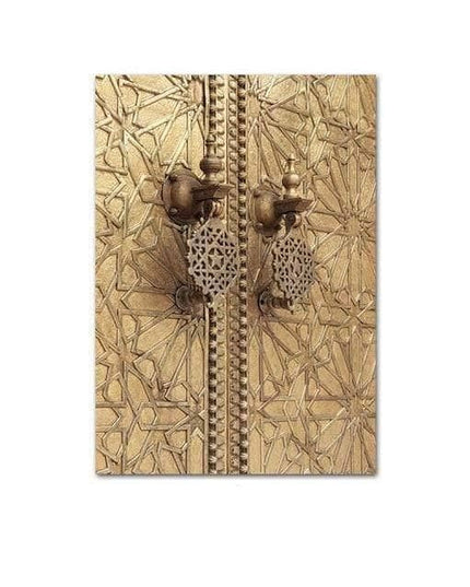 Islamic Elegance Architecture Canvas Wall Art: Elegant Home Decor