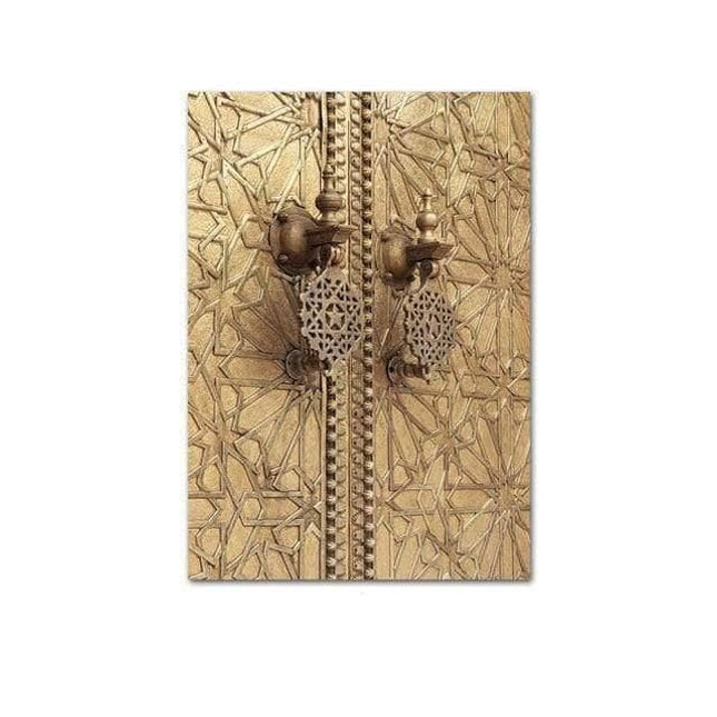 Islamic Elegance Architecture Canvas Wall Art: Elegant Home Decor