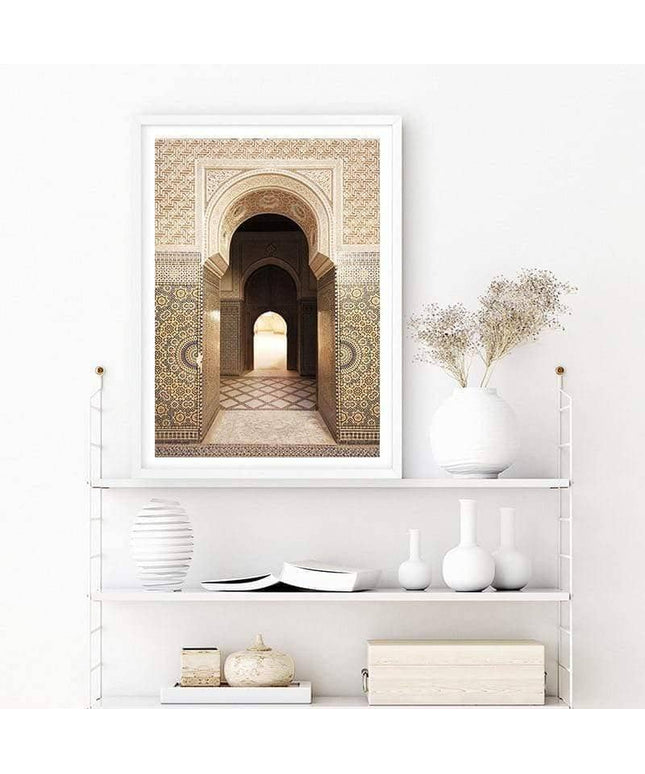Islamic Elegance Architecture Canvas Wall Art: Elegant Home Decor
