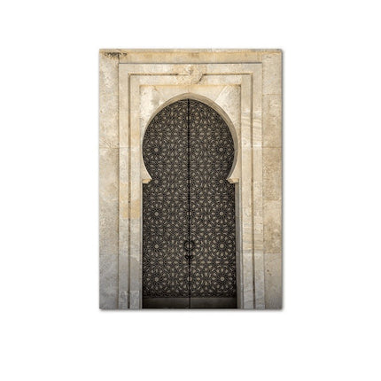 Islamic Elegance Architecture Canvas Wall Art: Elegant Home Decor