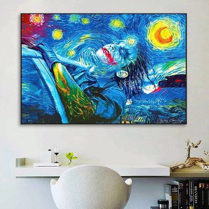 Sunset Wave Wall Poster