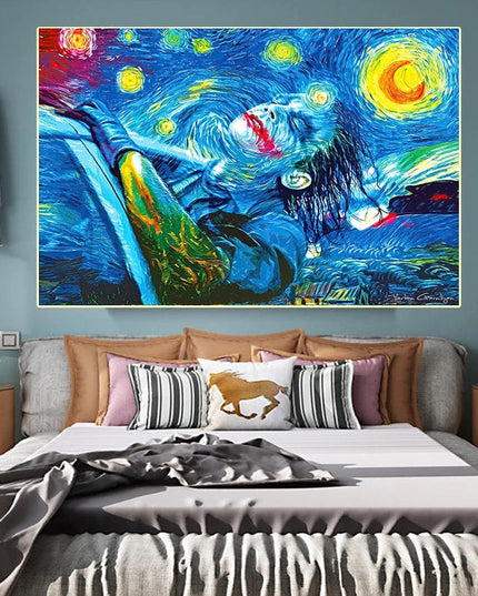 Sunset Wave Wall Poster