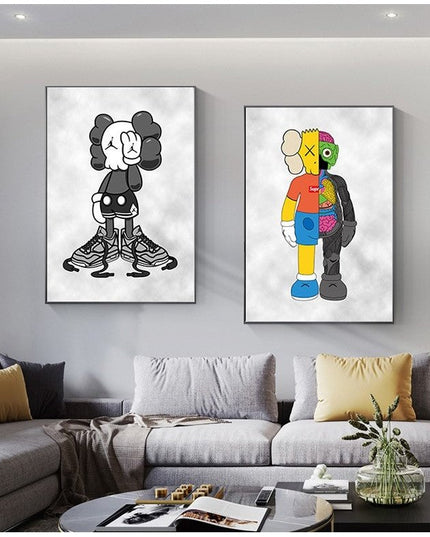 Kaws Canvas Poster - Perfect for Art Lovers