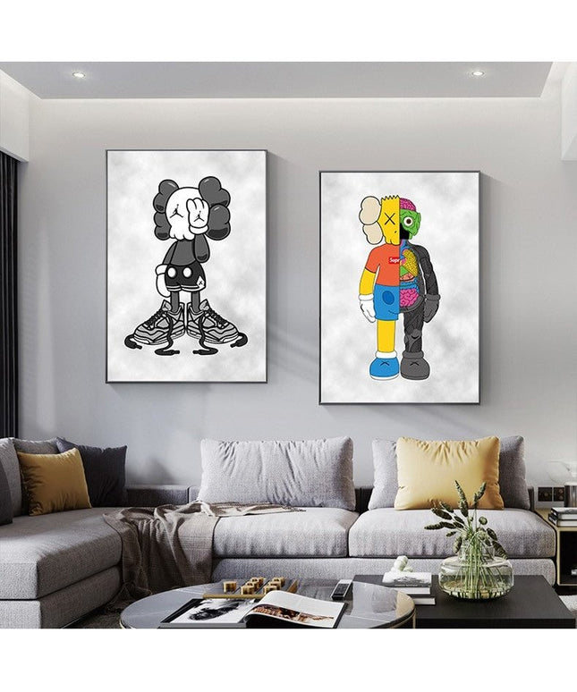 Kaws Canvas Poster - Perfect for Art Lovers