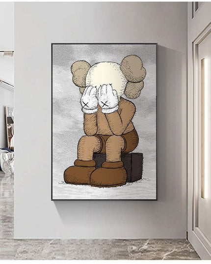 Kaws Canvas Poster - Perfect for Art Lovers