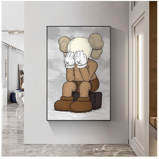 Kaws Canvas Poster - Perfect for Art Lovers
