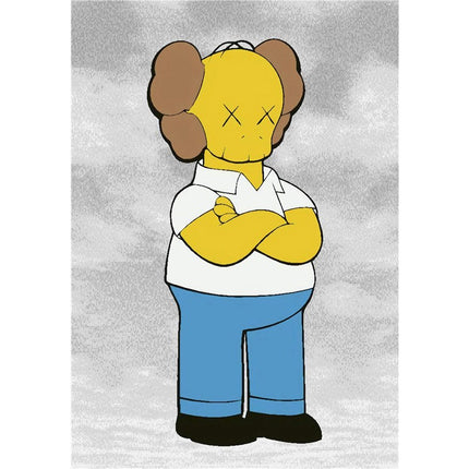 Kaws Canvas Poster - Perfect for Art Lovers