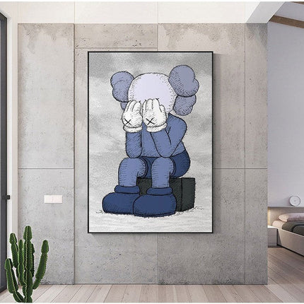 Kaws Canvas Poster - Perfect for Art Lovers