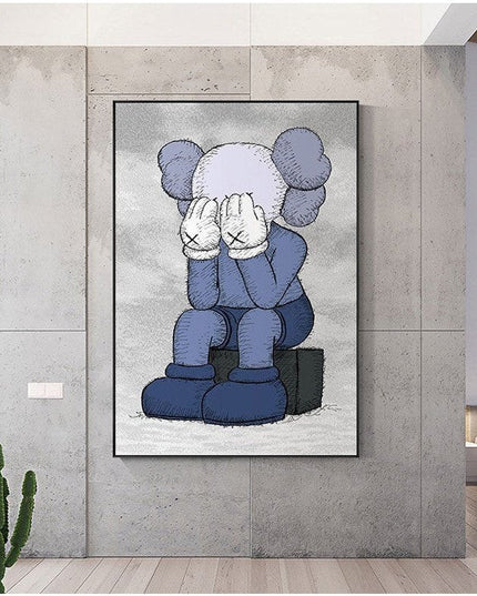 Kaws Canvas Poster - Perfect for Art Lovers