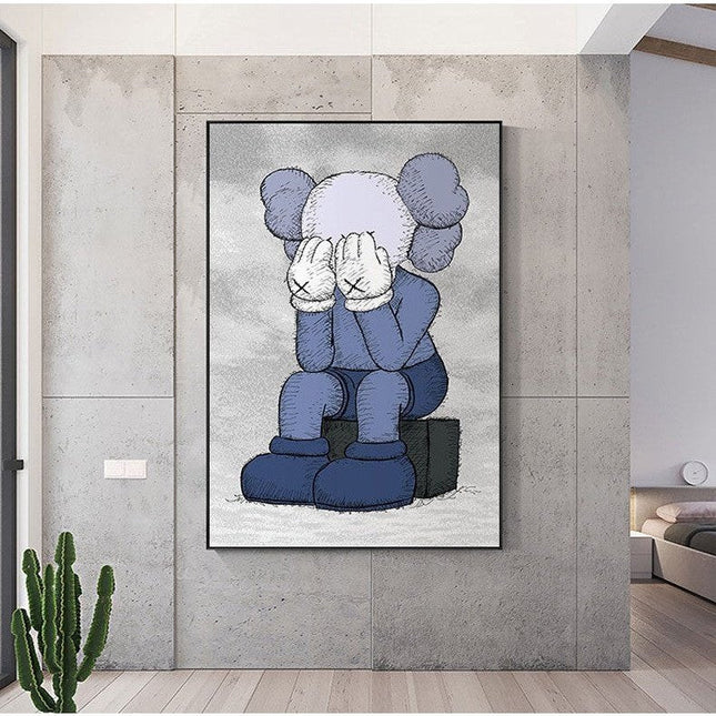 Kaws Canvas Poster - Perfect for Art Lovers