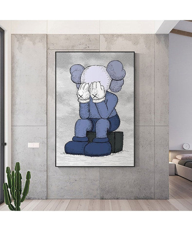 Kaws Canvas Poster - Perfect for Art Lovers