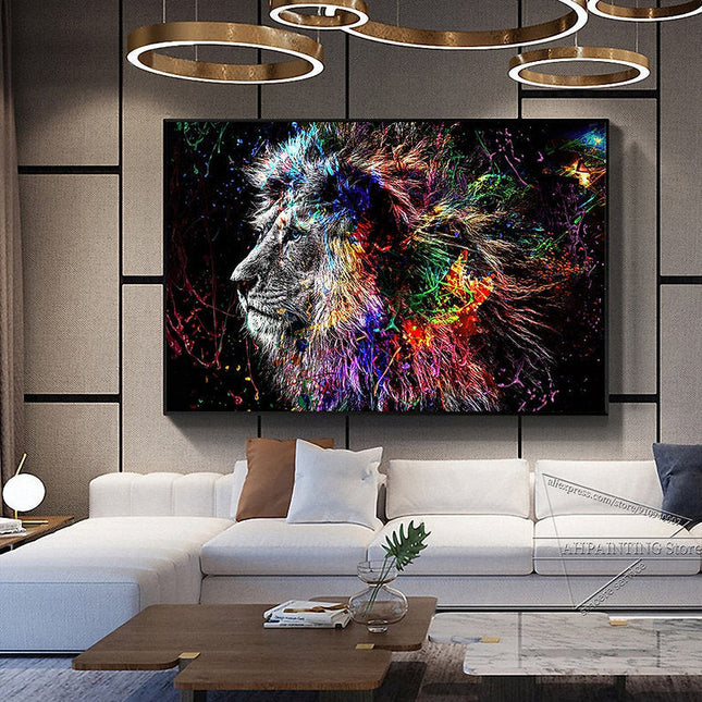 Lion Playground Wall Poster