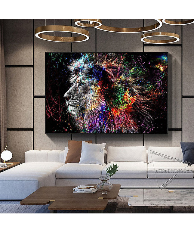 Lion Playground Wall Poster