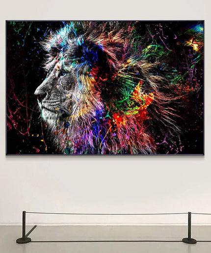 Lion Playground Wall Poster
