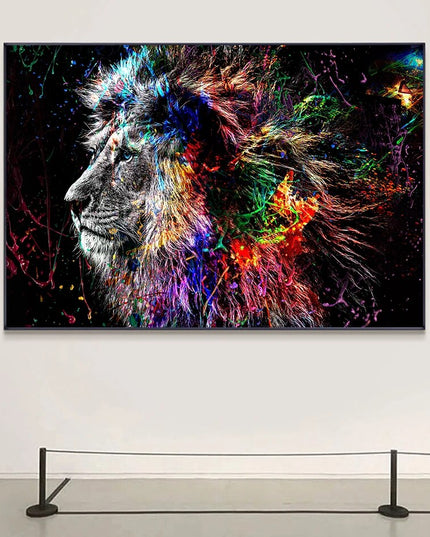 Lion Playground Wall Poster