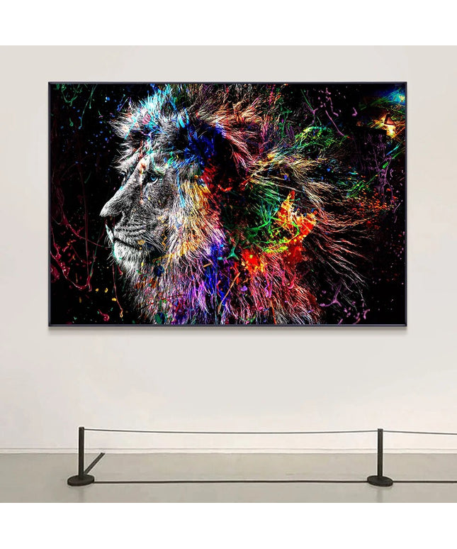 Lion Playground Wall Poster