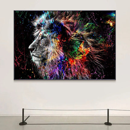 Lion Playground Wall Poster