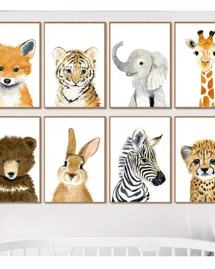 Lively Nursery Print - Fun and Colorful Way to Decorate Your Baby's Room
