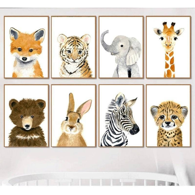 Lively Nursery Print - Fun and Colorful Way to Decorate Your Baby's Room