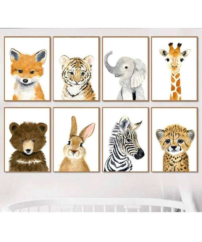 Lively Nursery Print - Fun and Colorful Way to Decorate Your Baby's Room