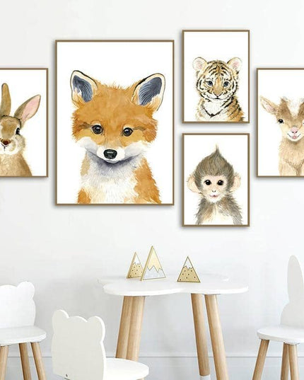 Lively Nursery Print - Fun and Colorful Way to Decorate Your Baby's Room