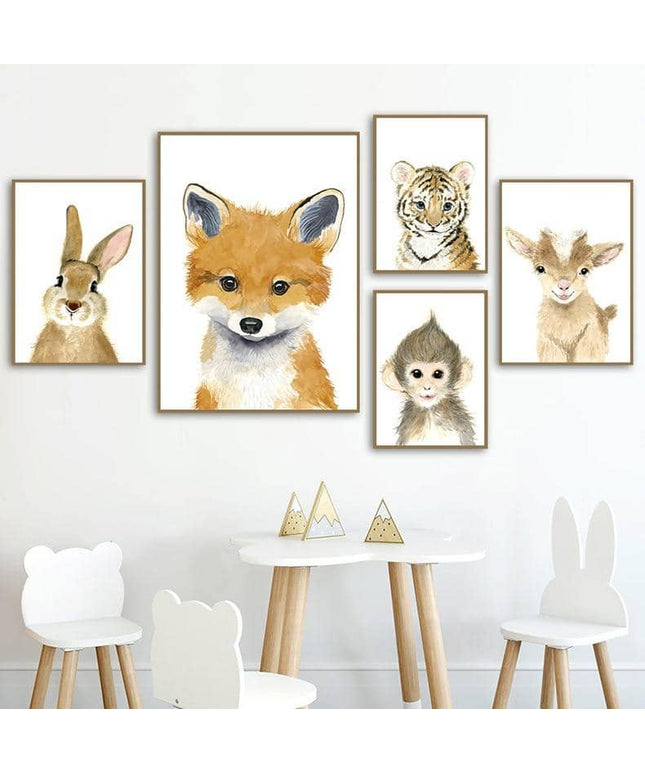 Lively Nursery Print - Fun and Colorful Way to Decorate Your Baby's Room