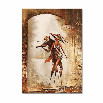 Love Couple Canvas Print - Romantic Intimacy