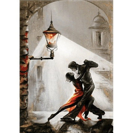 Love Couple Canvas Print - Romantic Intimacy