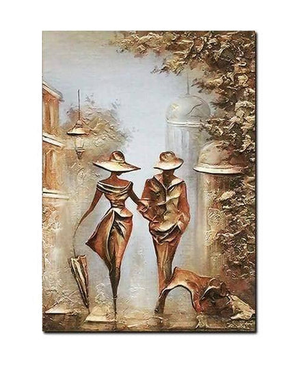 Love Couple Canvas Print - Romantic Intimacy