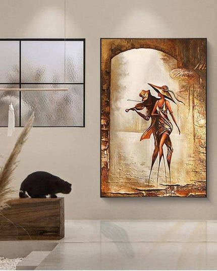Love Couple Canvas Print - Romantic Intimacy